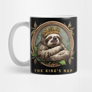 Sloth Sleepy "The King's Nap" Mug